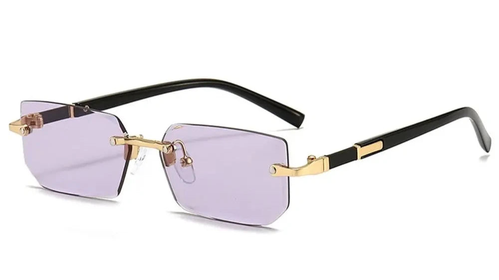 Y2K Rimless Rectangle Shades